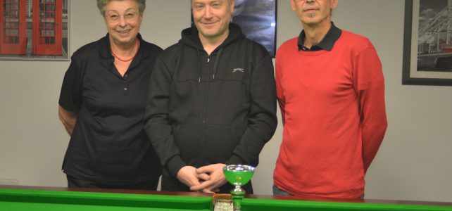 Gerhard Wimmer gewinnt das letzte Turnier der English Billiards Handicap Open Series