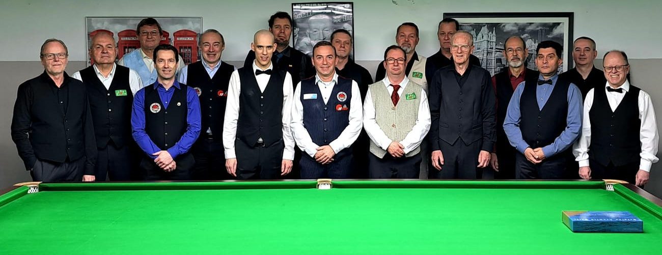 Die Teilnehmer der Wiener Landesmeisterschaft Snooker Masters 2022